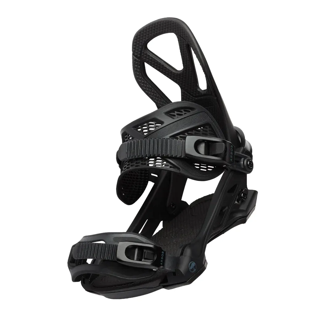 Arbor Hemlock 2023 Snowboard Bindings - Black