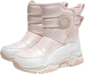 Baby Boys Girls Snow Booties Winter Thick aterproof Shoes Kids Outdoor Warm Ski Comfy Boots Fashion Non Slip Chunky