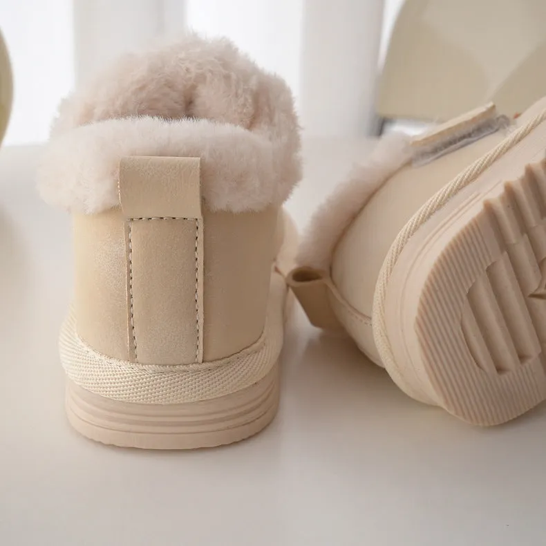 Baby Plush Snow Boots - Bear