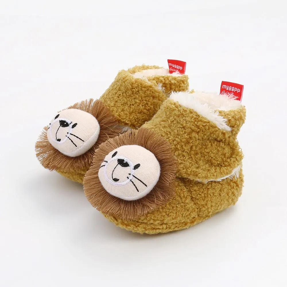 Baby Plush Snow Boots - Warm Zoo