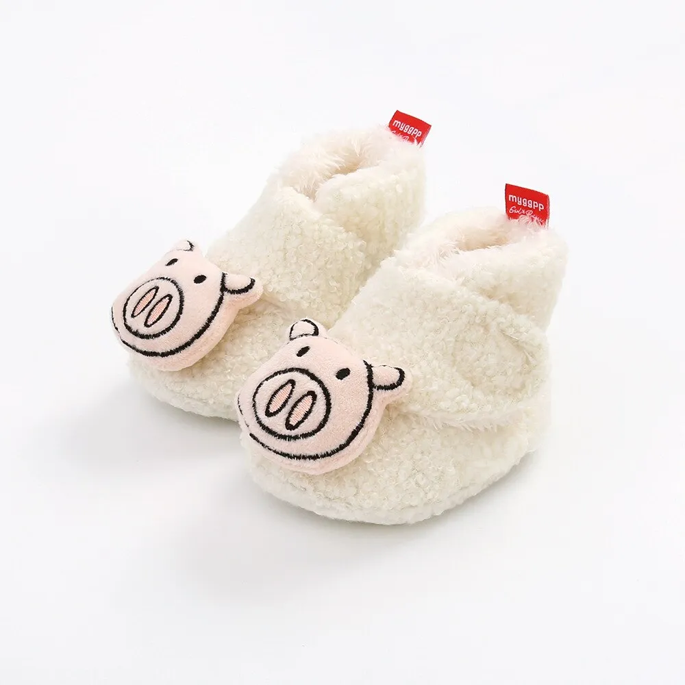 Baby Plush Snow Boots - Warm Zoo