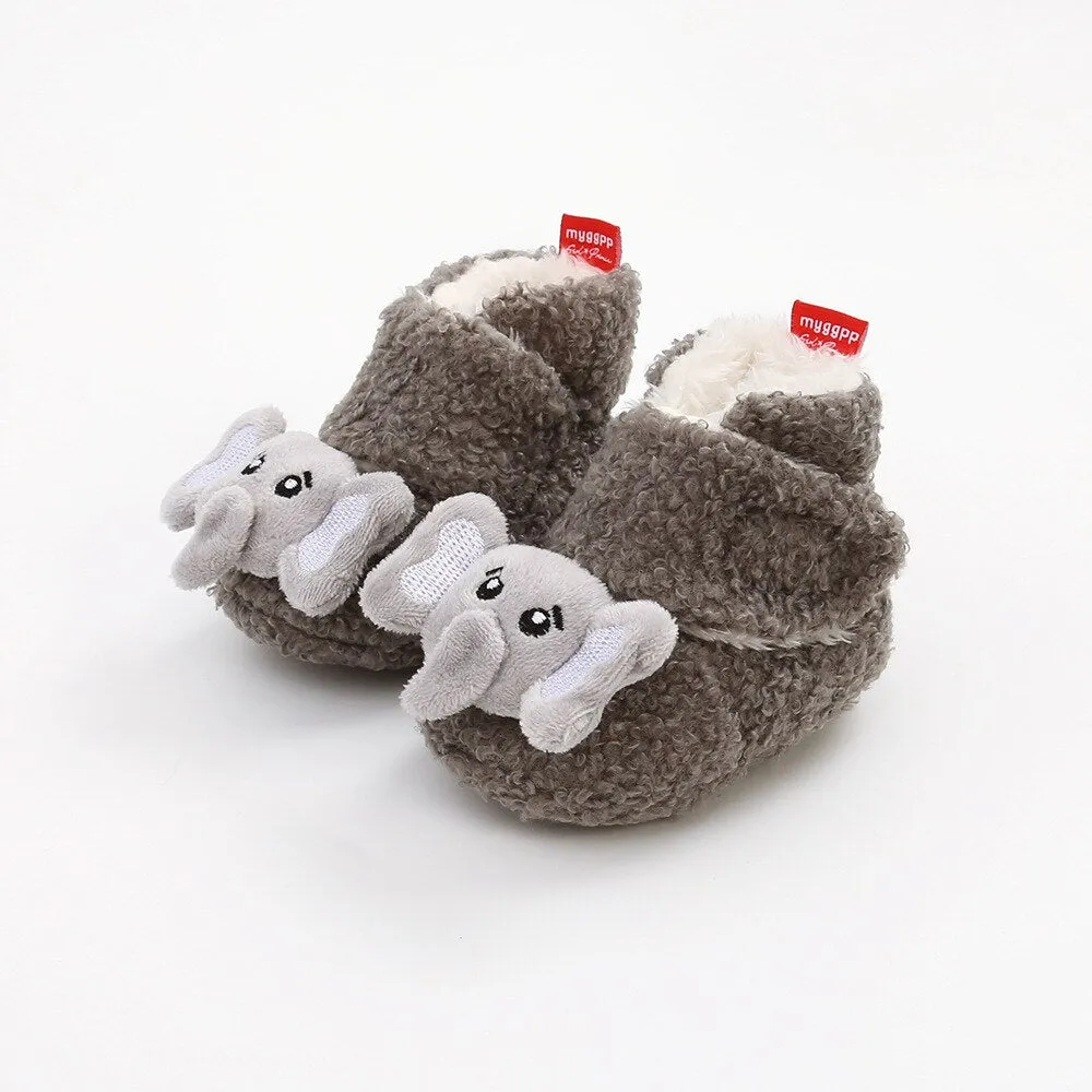 Baby Plush Snow Boots - Warm Zoo