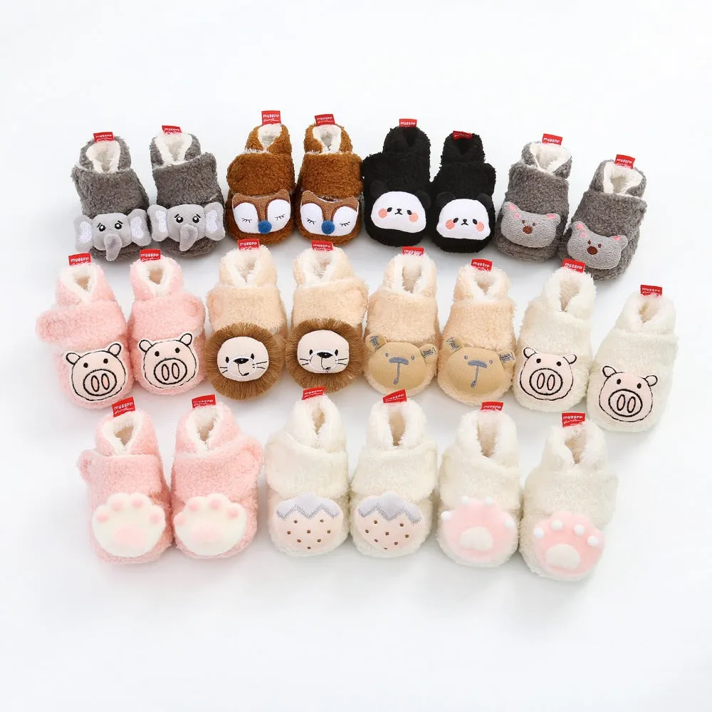 Baby Plush Snow Boots - Warm Zoo