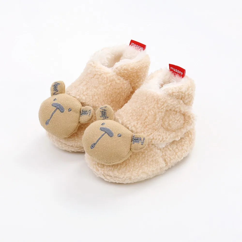 Baby Plush Snow Boots - Warm Zoo