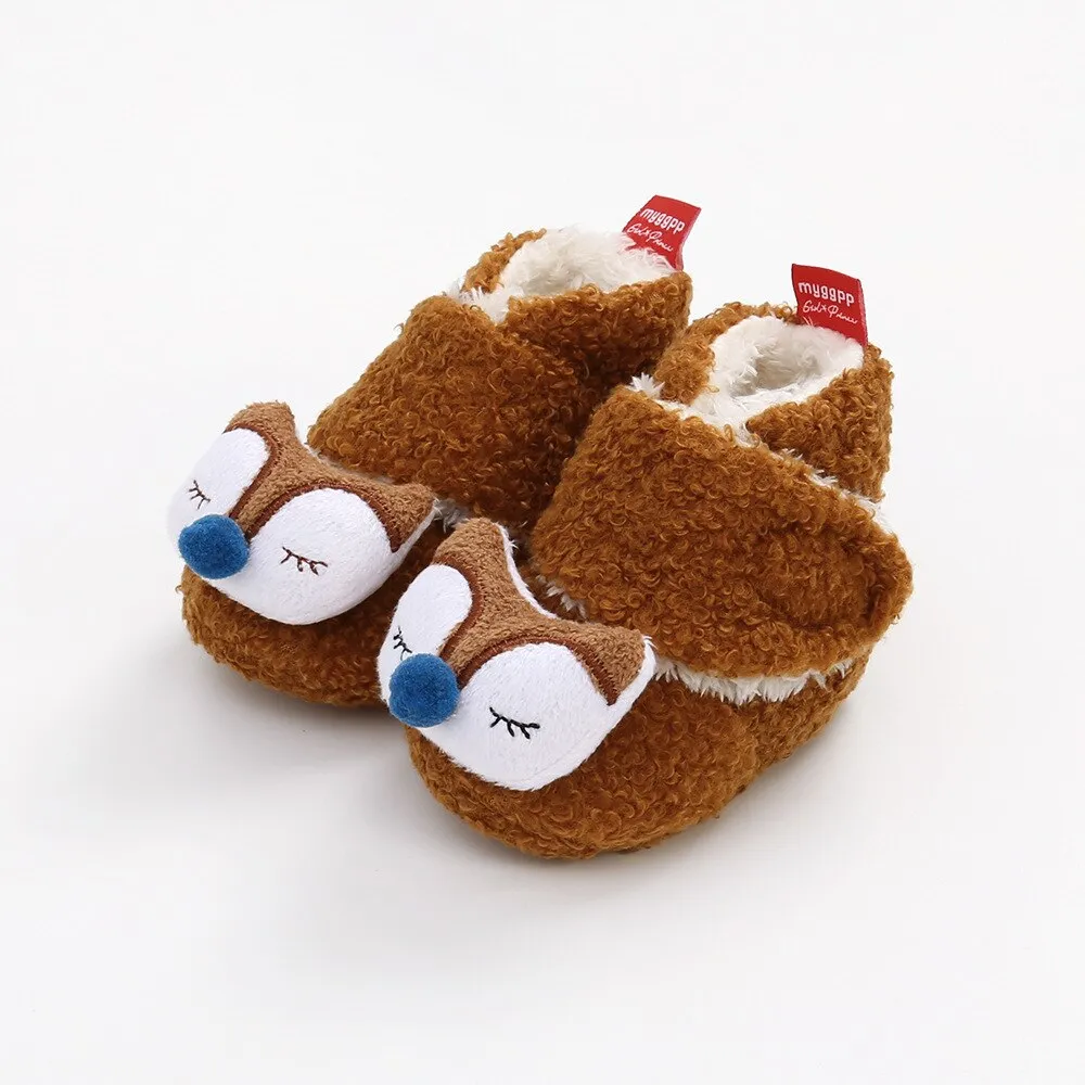 Baby Plush Snow Boots - Warm Zoo