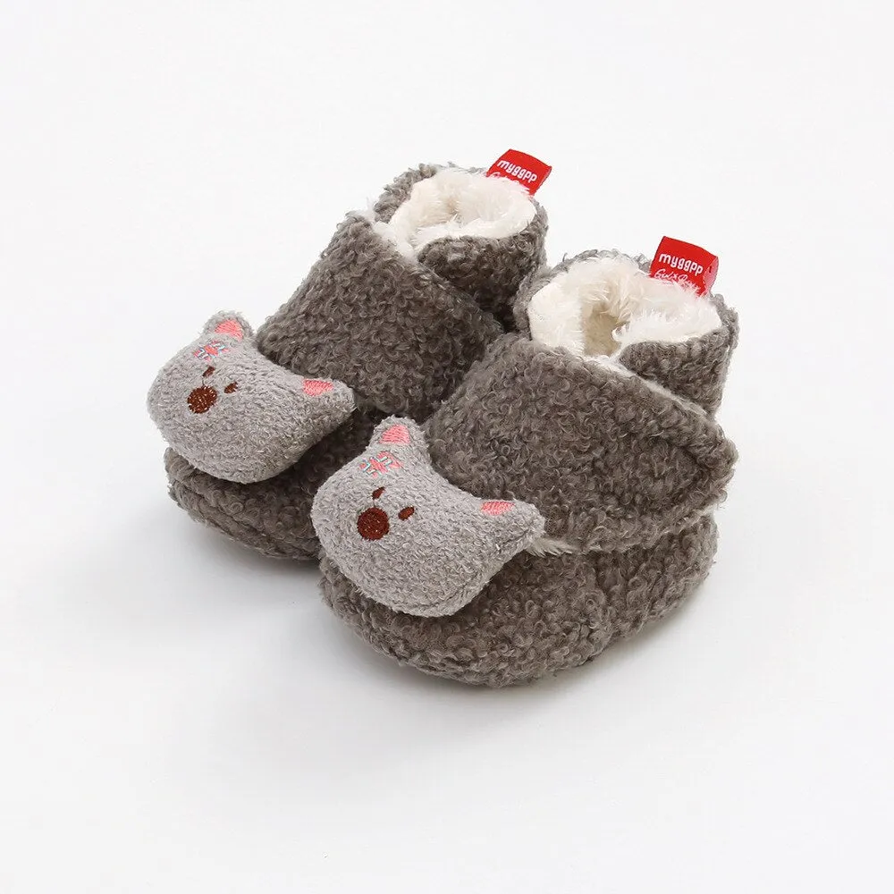 Baby Plush Snow Boots - Warm Zoo
