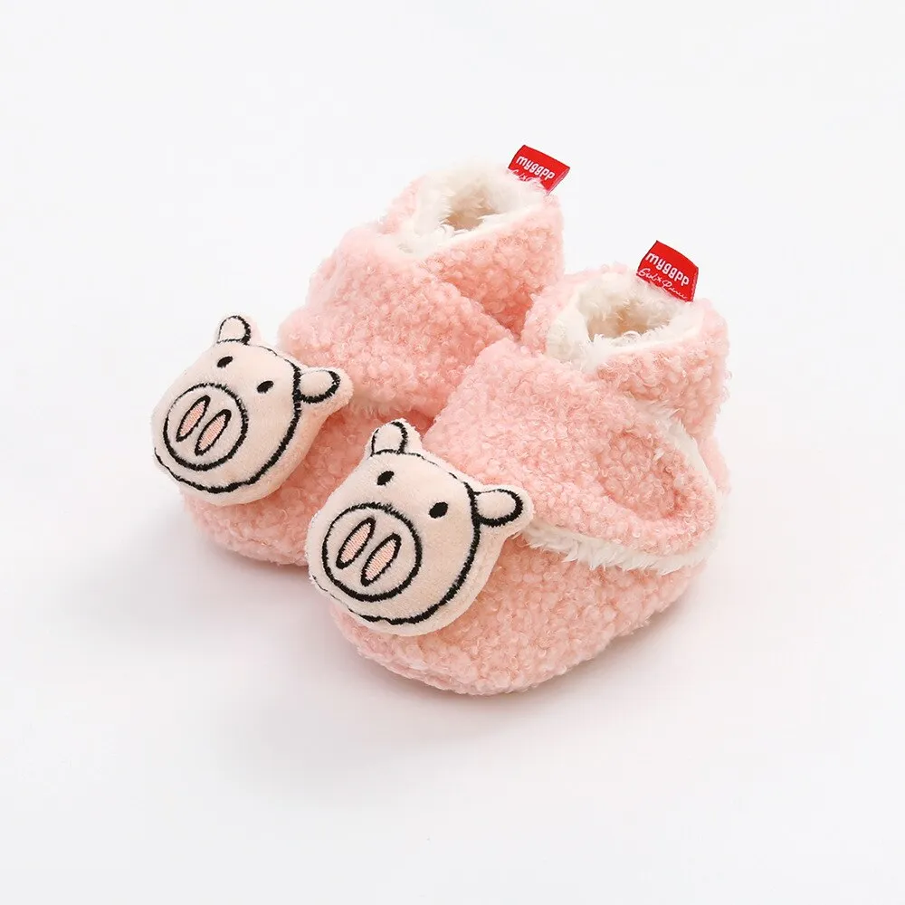 Baby Plush Snow Boots - Warm Zoo