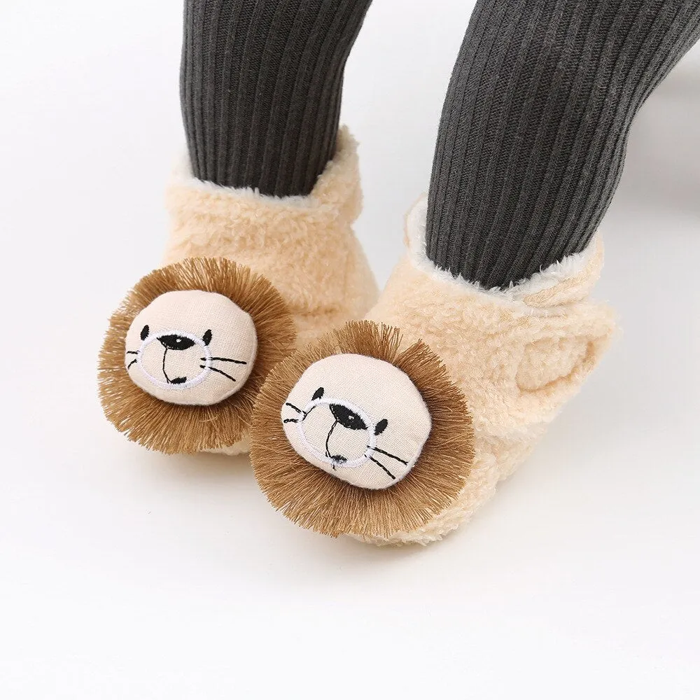 Baby Plush Snow Boots - Warm Zoo