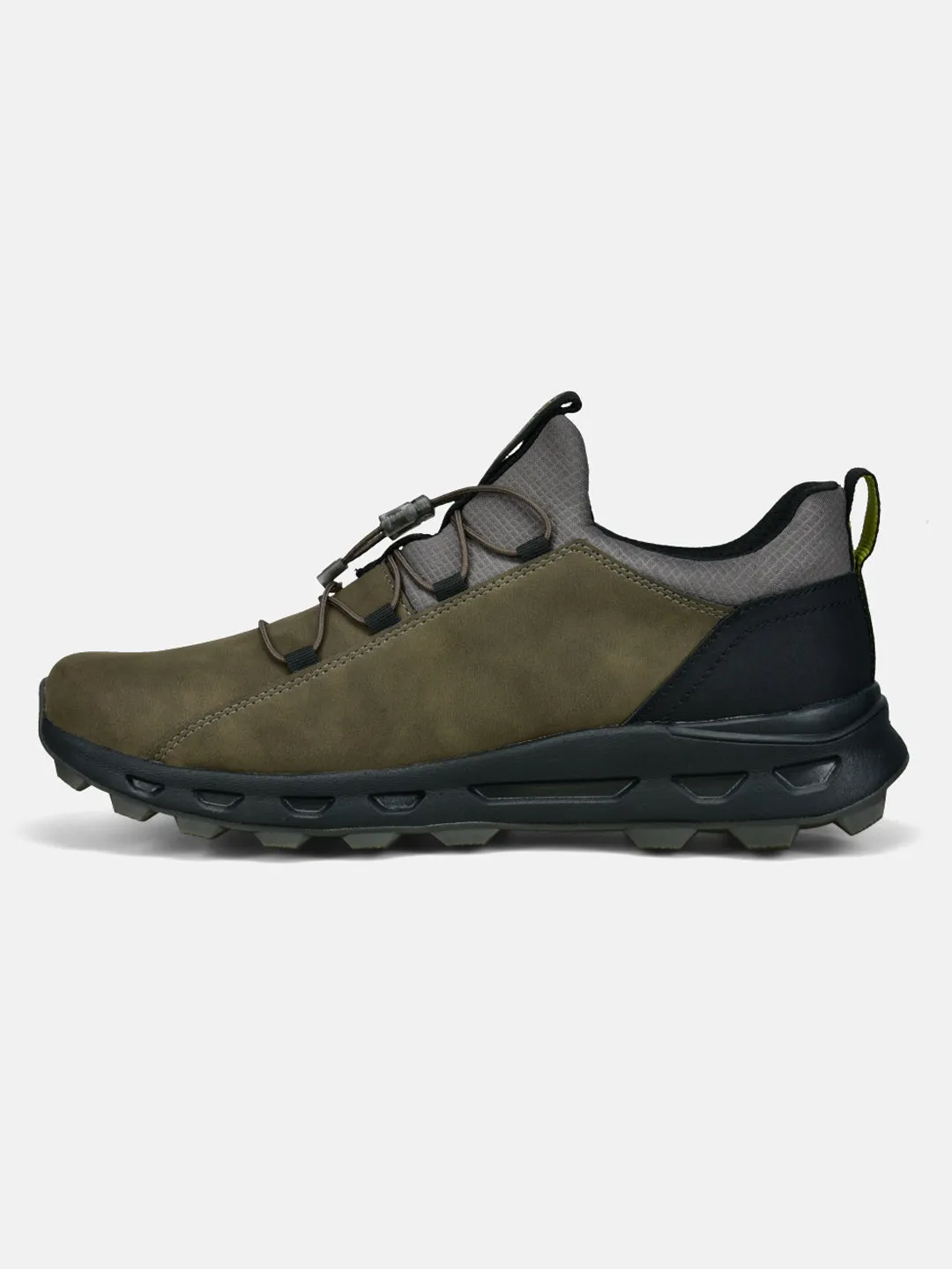 bugatti Dark Green & Black Sports Shoes