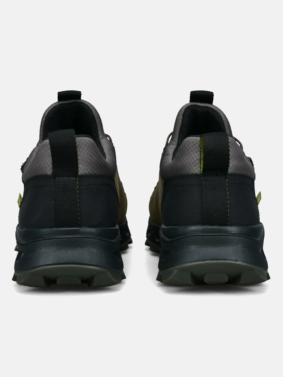 bugatti Dark Green & Black Sports Shoes