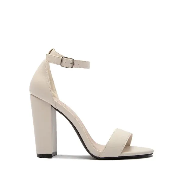 Cashmere Block Heels