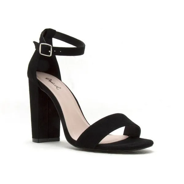 Cashmere Block Heels