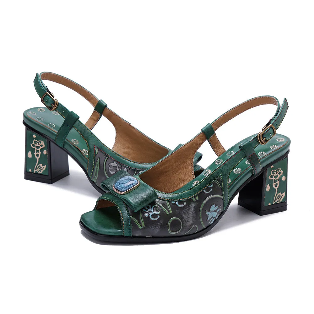 Diamoré Chic Buckled Heels