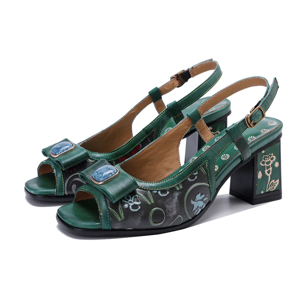 Diamoré Chic Buckled Heels