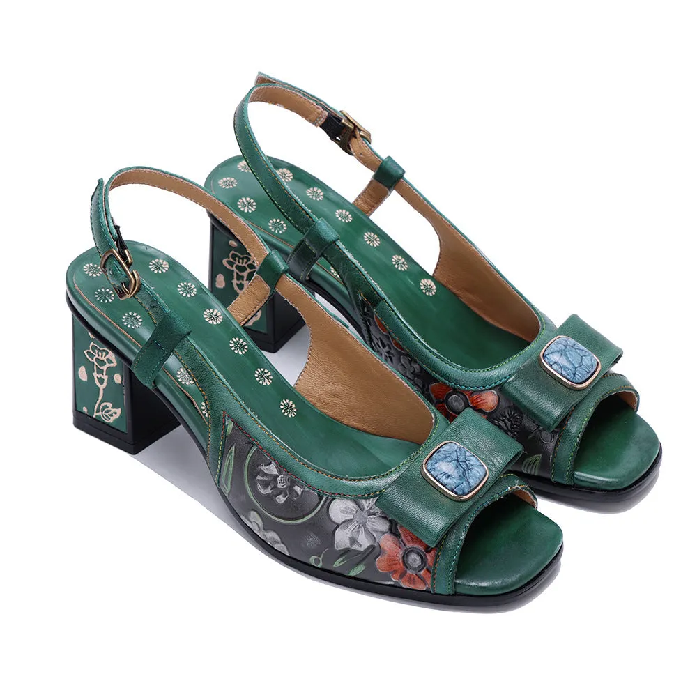 Diamoré Chic Buckled Heels