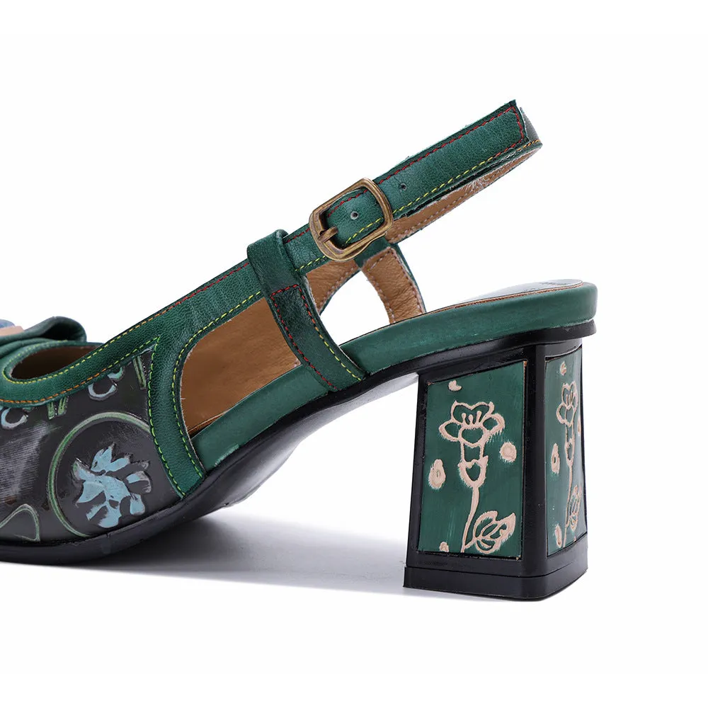 Diamoré Chic Buckled Heels