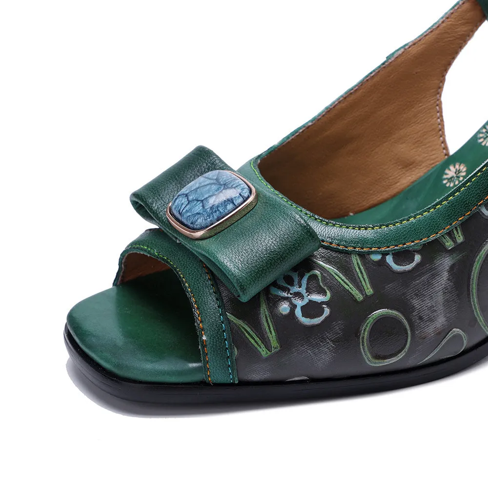 Diamoré Chic Buckled Heels