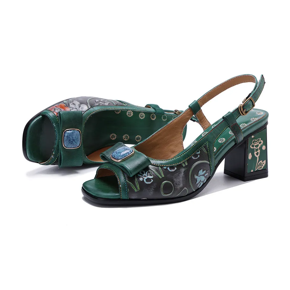 Diamoré Chic Buckled Heels