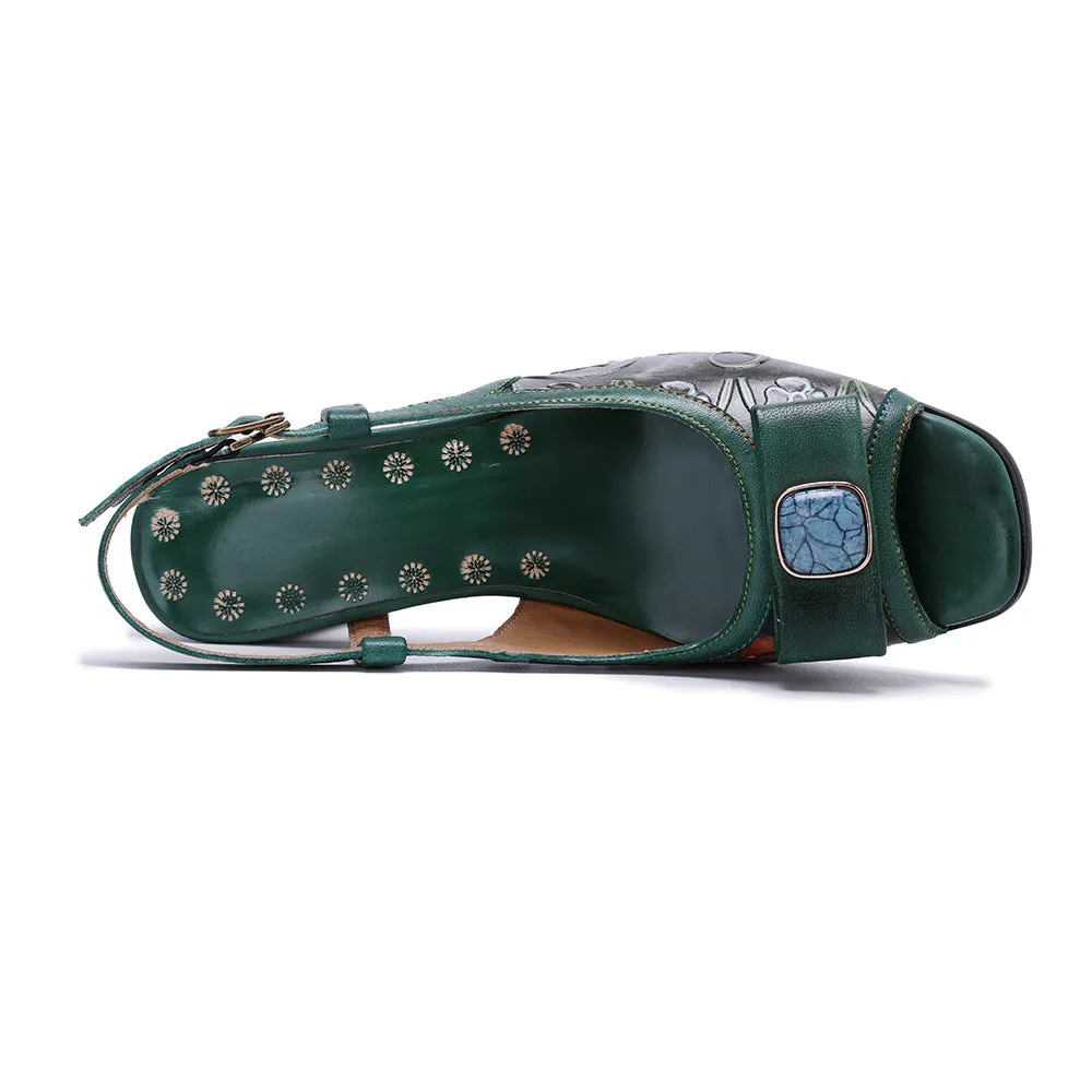 Diamoré Chic Buckled Heels