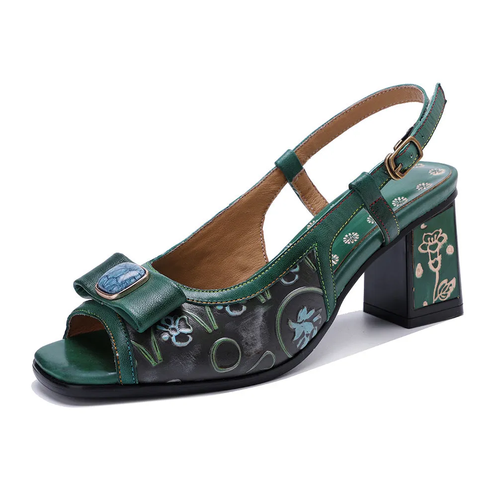 Diamoré Chic Buckled Heels