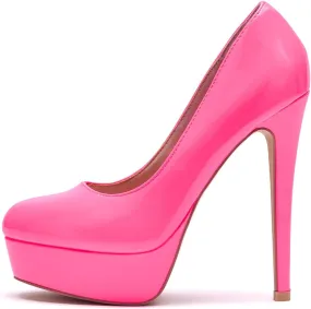 Elisabet Tang Women's Platform High Heels Pumps Shoes Peep Toe 5.5 inch Stilettos Slip On for Dress Wedding Party Prom