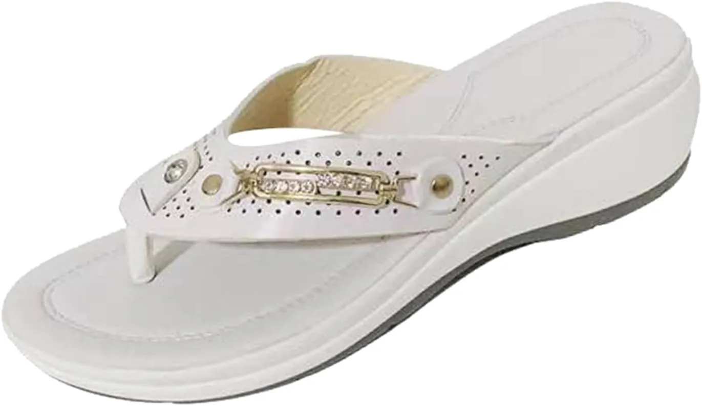 Flip Flops Women's Outer Wear Beach Sandals Summer Casual Large Size Women's Slippers Womens Bridal Sandals for Women
