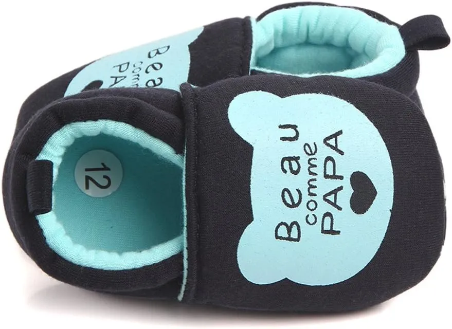 Infant Shoes Round Toe Baby Slippers Toddler Shoes First Soft Baby Shoes Slip on Shoes for Toddlers