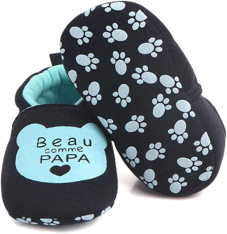 Infant Shoes Round Toe Baby Slippers Toddler Shoes First Soft Baby Shoes Slip on Shoes for Toddlers