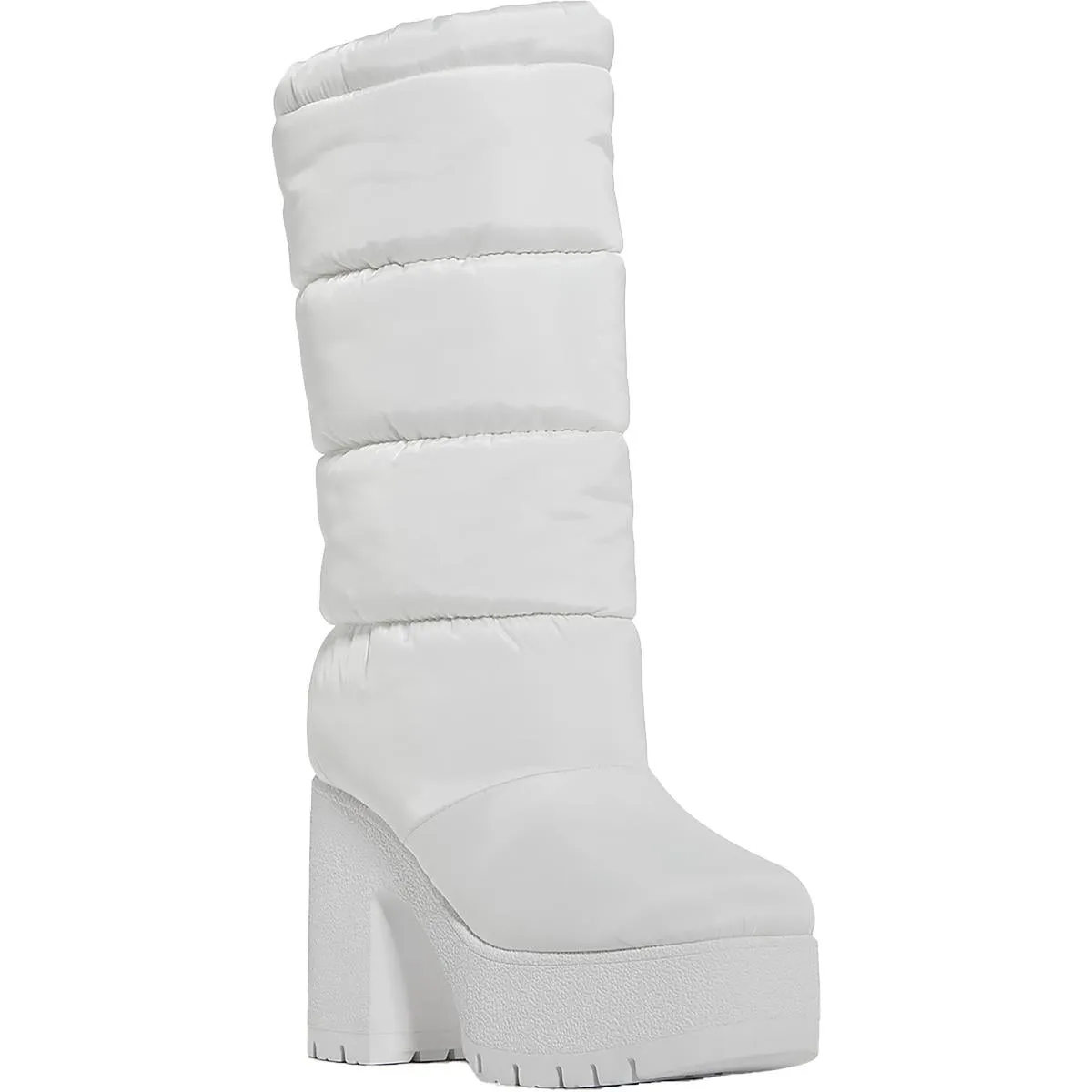 Jeffrey Campbell Womens SNOW-DOUBT Lug Sole Pull On Winter & Snow Boots