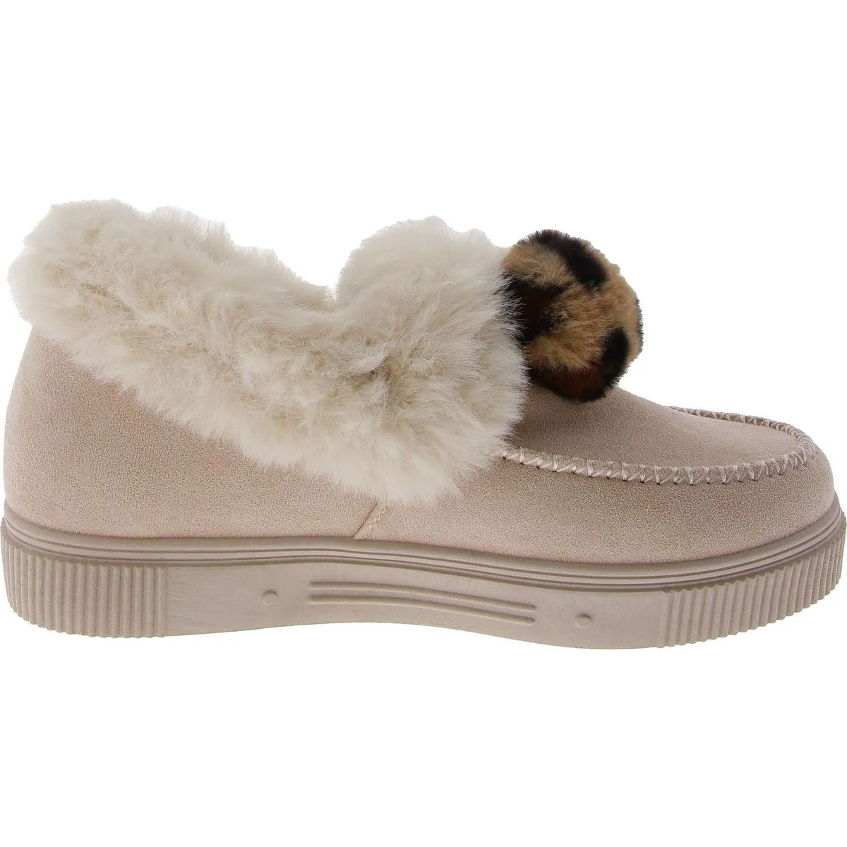 Journee Collection Womens Faux Suede Faux Fur Winter & Snow Boots