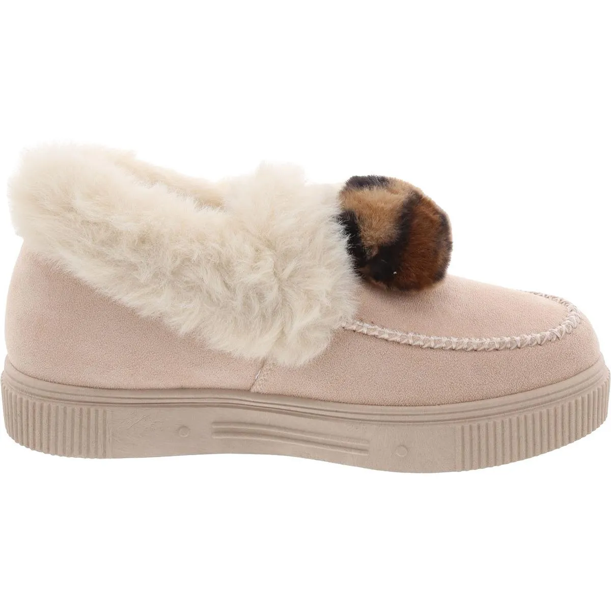 Journee Collection Womens Faux Suede Faux Fur Winter & Snow Boots