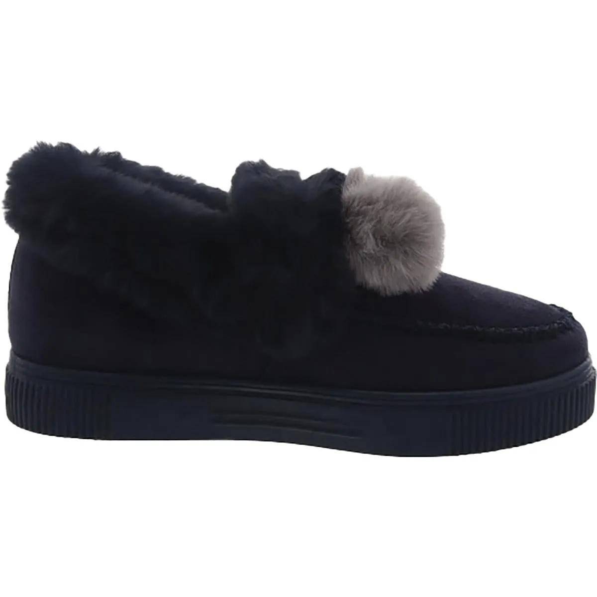 Journee Collection Womens Faux Suede Faux Fur Winter & Snow Boots