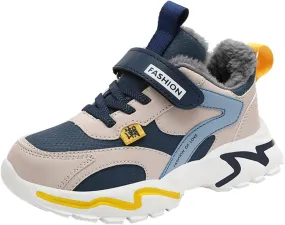 Kids Boys Sneakers Lightweight Athletic Walking/Running Tennis Shoes Adjustable Comfortable Kid Shoes for Girls Size 3