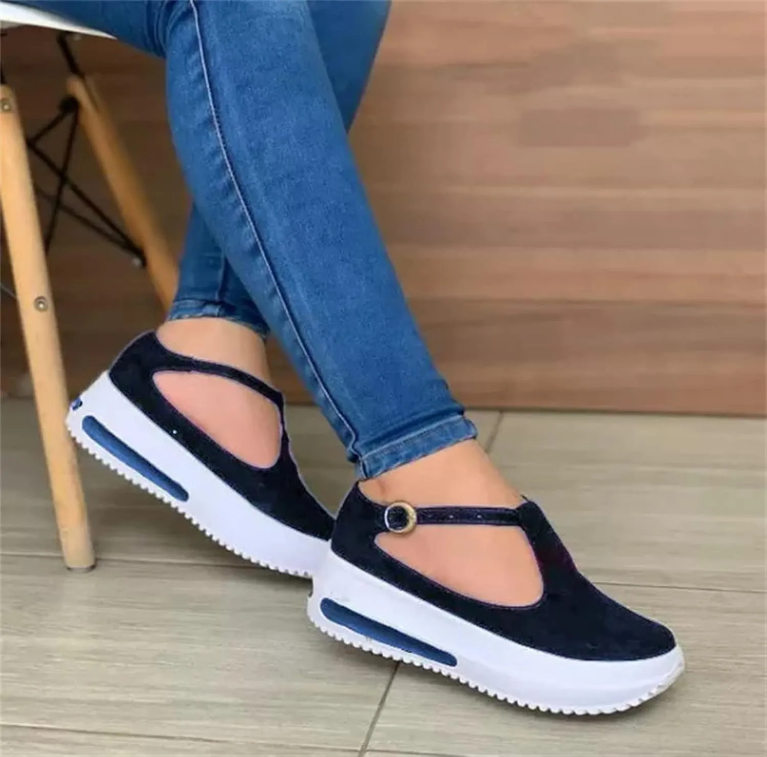 Ladmiple Shoes For Women Sneakers Trendy Slip on Fashion Casual Dressy Summer Low Top Platform Flats Walking Loafers