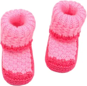 Newborn Knit Booties Soft Baby Boots for Infant Boys Girls No-Slip Soft First Walking Shoes Home Indoor Sock Shoes