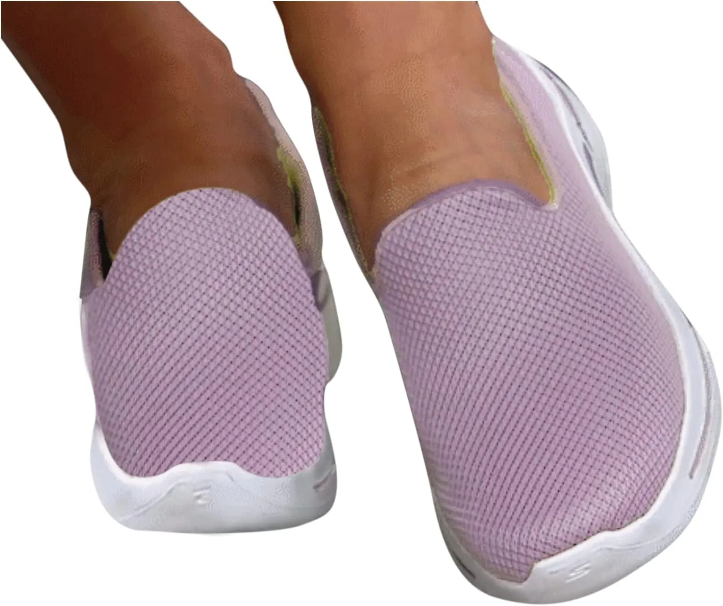 Orthopedic Shoes for Women Casual Walking Slip on Flat Walking Canvas Slip On Sneakers Running Shoes Slip On Shoes
