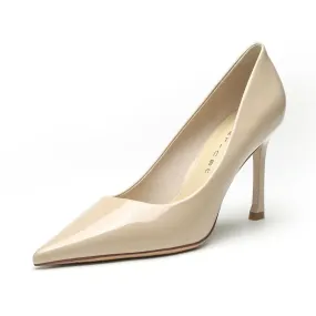 Pointed high heels fine heeled simple versatile high-heeled single shoes