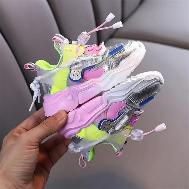Soft Leather Non-slip Sneakers