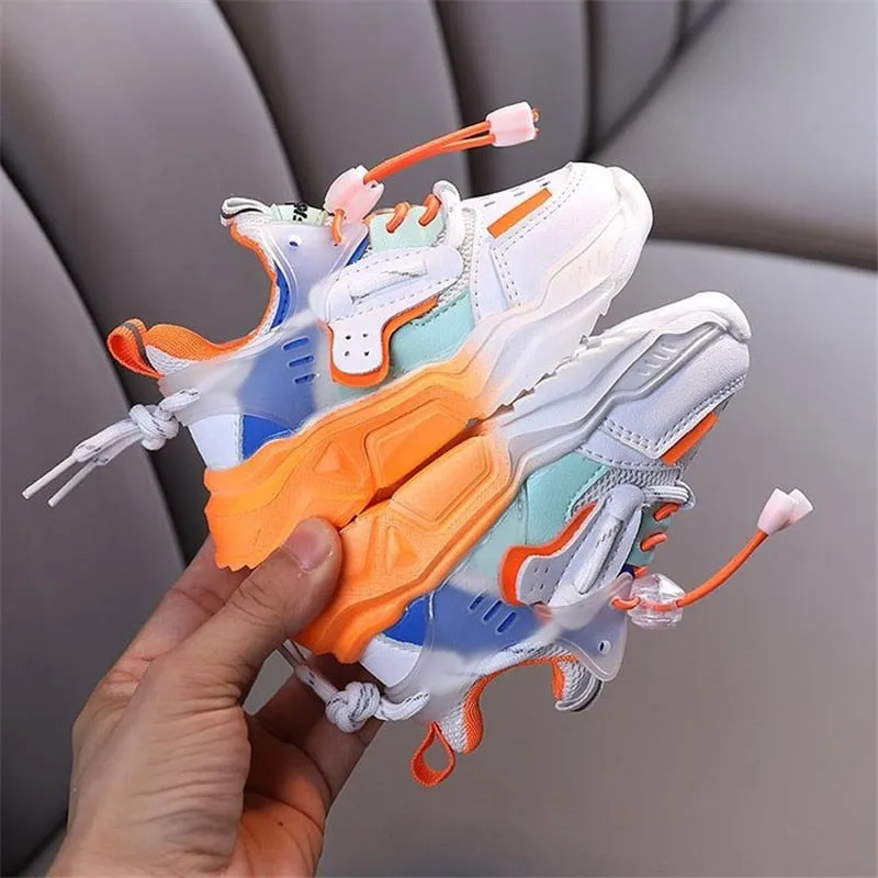 Soft Leather Non-slip Sneakers