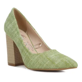 Wide Fit Chic Block Heel Pumps