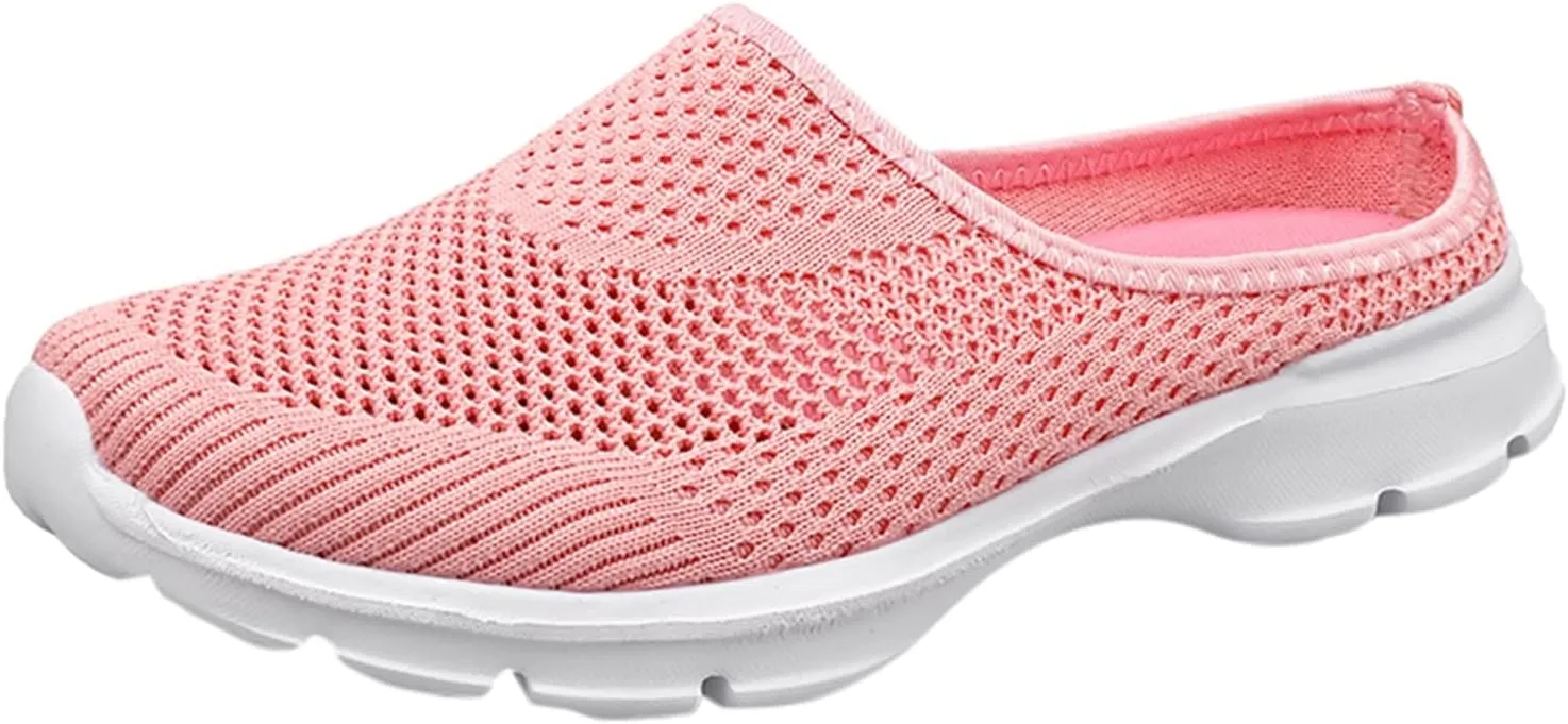 Women Mesh Sneaker Comfortable Breathable Lightweight Walking Shoes with Arch Support Summer Slip On Casual Sneakers