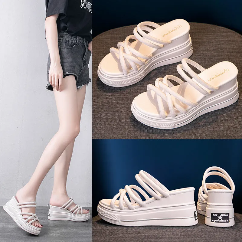 Women's Fashion High-Heel Platform Sandals - GlamzLife