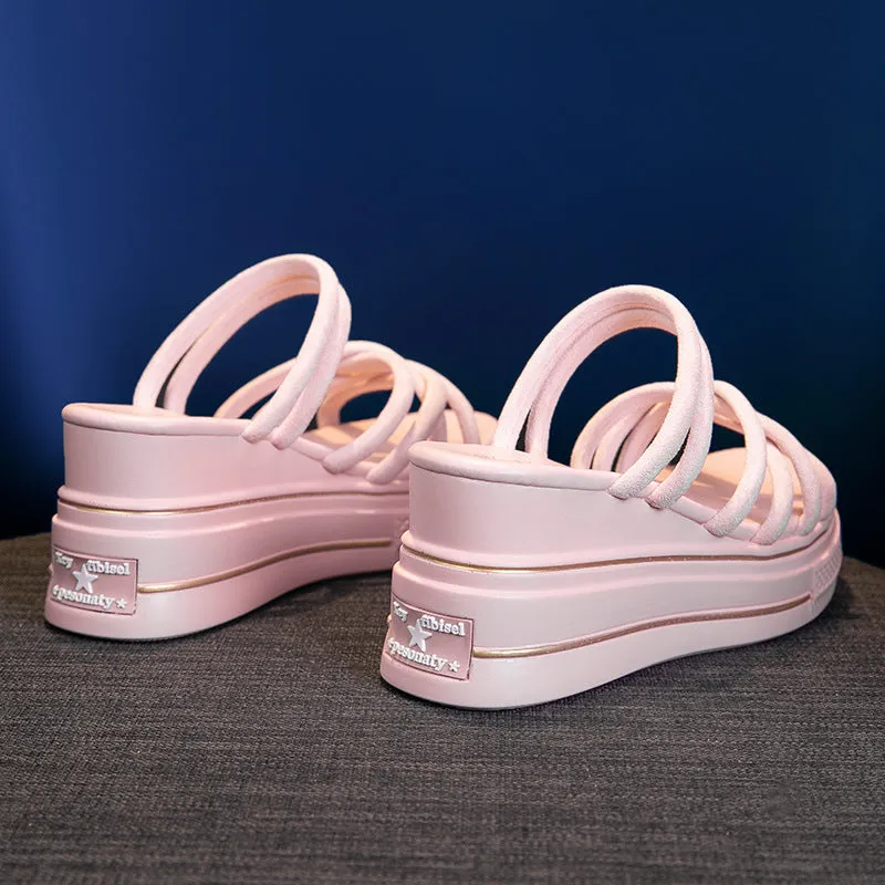 Women's Fashion High-Heel Platform Sandals - GlamzLife