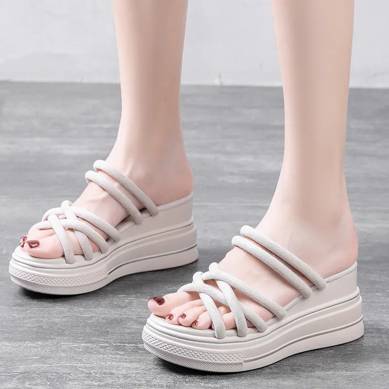 Women's Fashion High-Heel Platform Sandals - GlamzLife